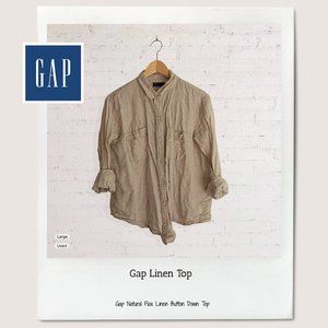 Gap Linen Button Down Top